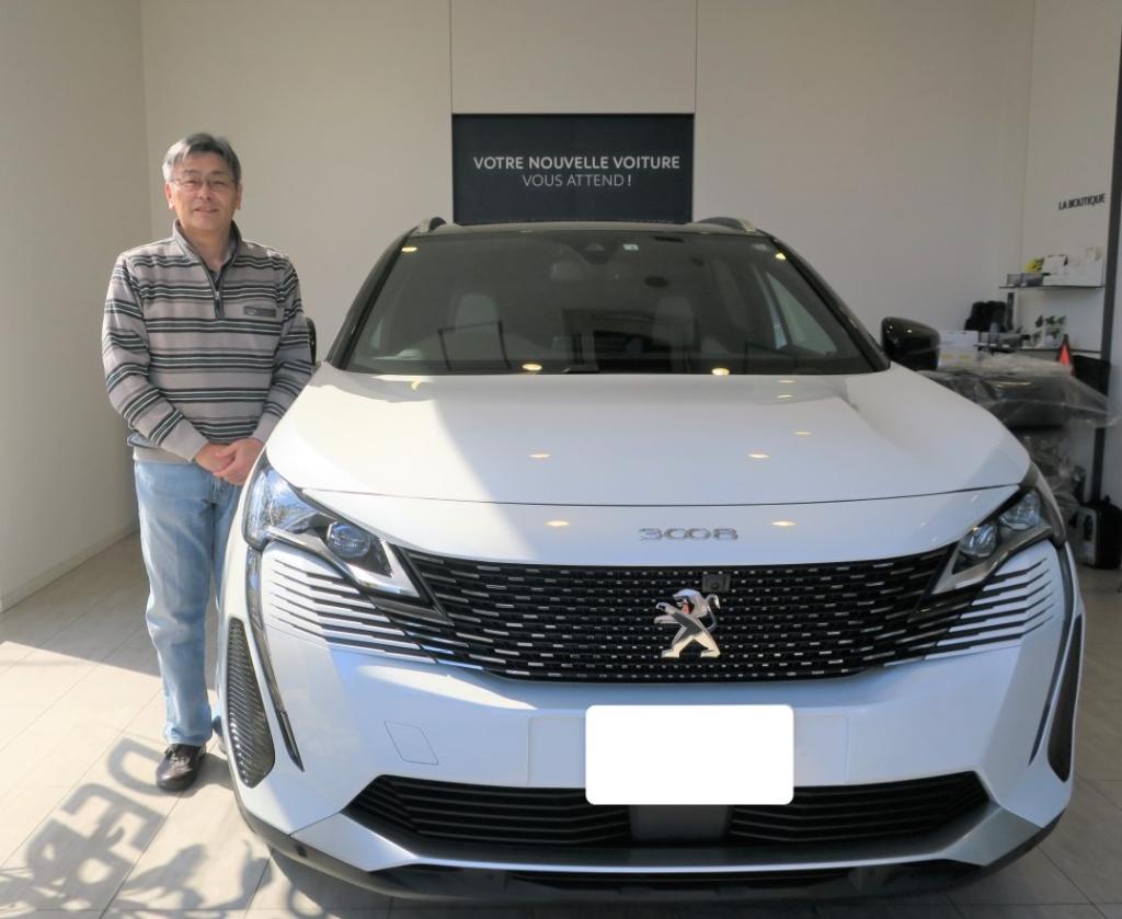 Ｍ様ご納車（PEUGEOT SUV3008 HYBRID 4）