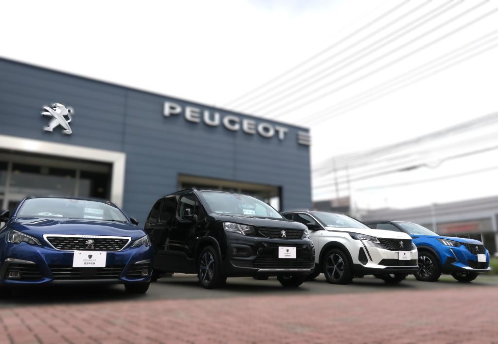 本日のPEUGEOT守谷です