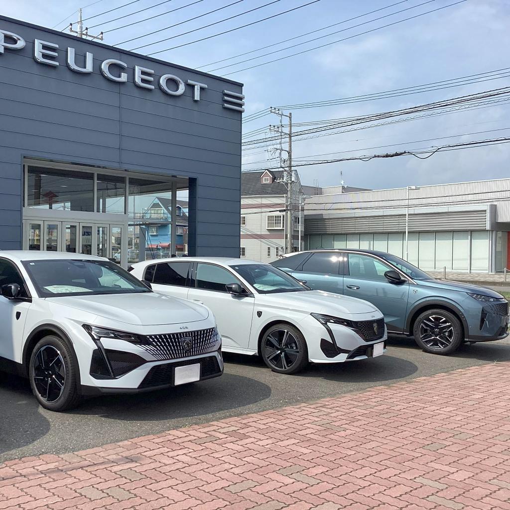 本日のPEUGEOT守谷です