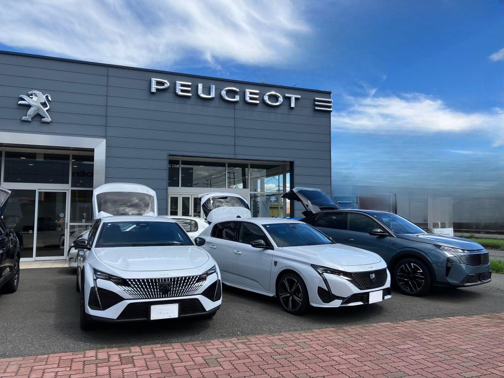 本日のPEUGEOT守谷です