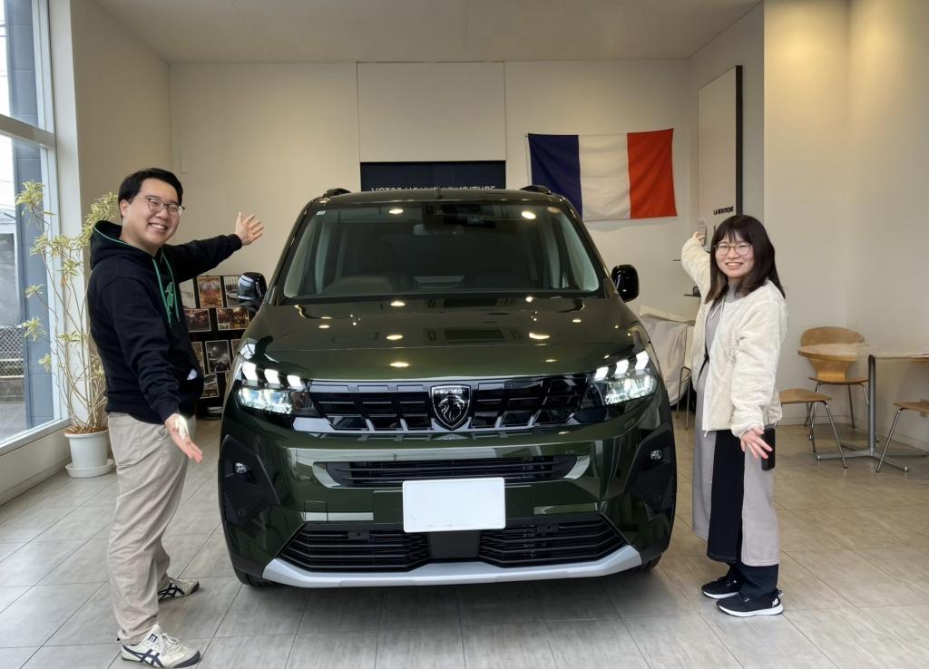 Ｍ様ご納車（PEUGEOT RIFTER）