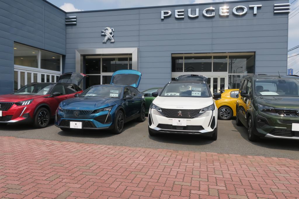 本日のPEUGEOT守谷です