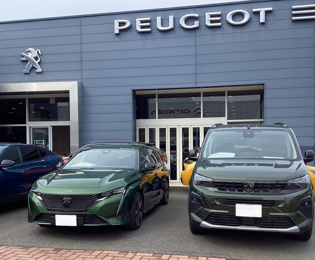 本日のPEUGEOT守谷です