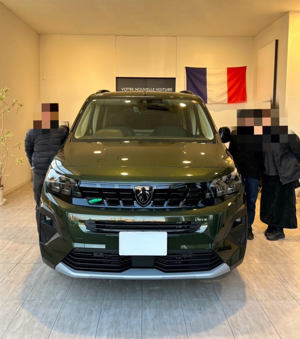 Ｍ様ご納車（PEUGEOT RIFTER LONG）
